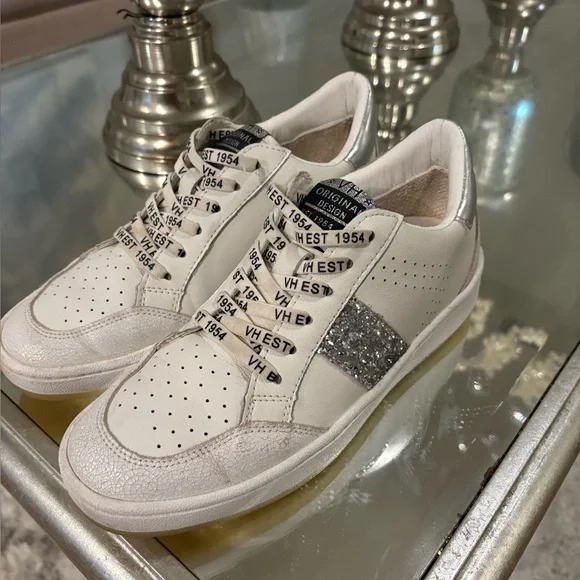 VINTAGE HAVANA COURT- WHITE MULTI Size 7.5 - Picture 4 of 8